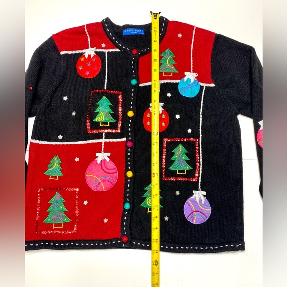 Karen Scott Christened Sweater Ugly Sweater Party - Picture 6 of 10